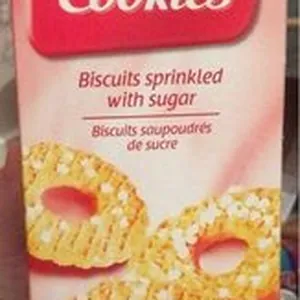 Biscuits saupoudrés de sucre