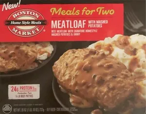 Meals for 2 Meat Loaf and Mashed Potatoes