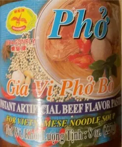 Instant pho beef flavor paste