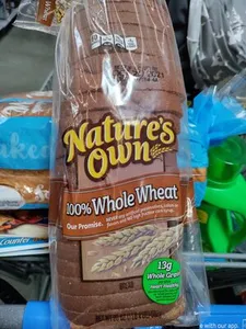 nature's own 100% whole wheat bread