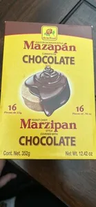 Mazapan cubierto de chocolate