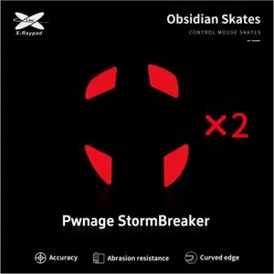 X-Raypad Obsidian Mouse Skates Till Pwnage Stormbreaker