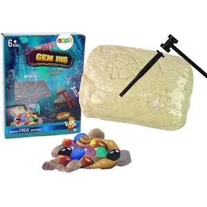 B2X Gräv & upptäck: Kid's Archaeological Gem Mine Crystal Set