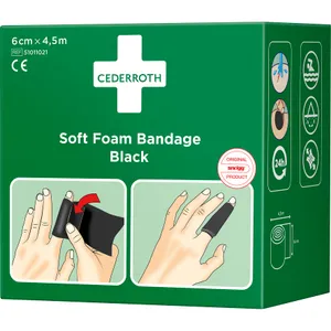 Soft Cederroth 6cmx4,5m BLACK