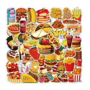 Klistermärken - Maträtter - 50 st