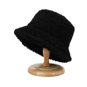 Bucket Hat i Konstull - Svart