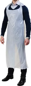 Engångsförkläde vit 100/rl