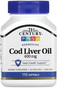 Cod Liver Oil, 400 mg