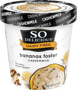 Bananas Foster (Chocolate Banana Flambé) Cashew Milk Non-Dairy Ice Cream