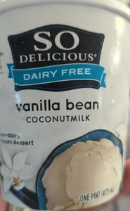 Coconut Milk Non-Dairy Frozen Dessert Vanilla Bean
