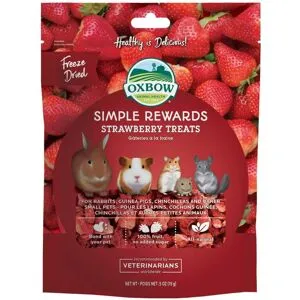 Oxbow Simple Rewards Strawberry Treats 15 G
