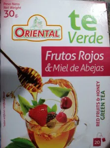 Té Verde Frutos Rojos & Miel de Abejas