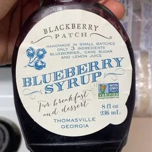 Blueberry Syrup 3 Ingredients
