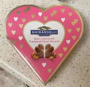 Milk Chocolate Caramel Deut Hearts