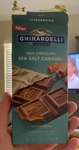 Milk chocolate sea salt caramel