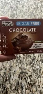 CHOCOLATE FLAVOR INSTANT PUDDING