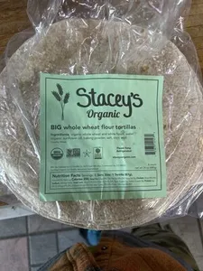 Organic Big Whole Wheat Flour Tortillas