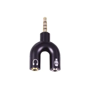 Splitter för hörlurar och mikrofon - 3.5mm