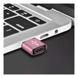Trådlös USB-C till USB-A-adapter - Rosa