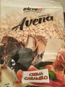 Harina de avena crema caramelo
