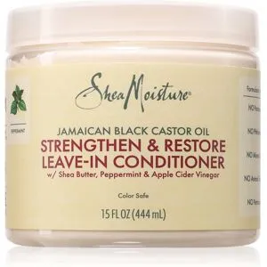 Shea Moisture Jamaican Black Castor Oil Strengthen & Restore Leave-in balsam för lockigt hår 431 ml