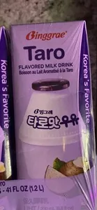 Taro Flavored Milk Drink