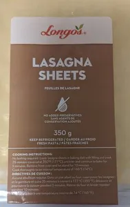 Lasagna Sheets