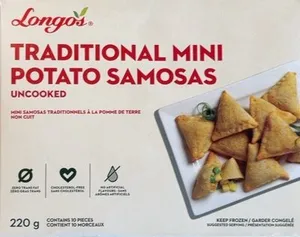 Longos mini samosas