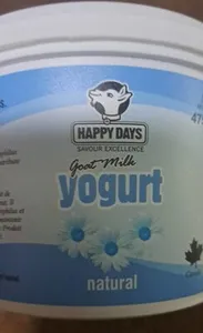 Goat milk yogurt
