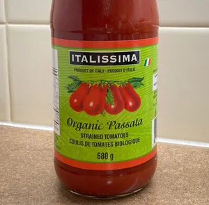 Organic Strained Tomatoes