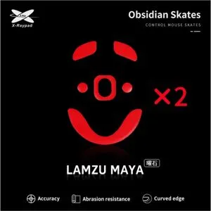 X-Raypad Obsidian Mouse Skates För Lamzu Maya