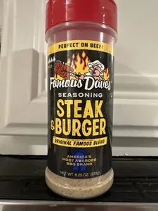 Famous Daves Steak and Burger Seasoning