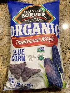Organic Traditional Style Blue Corn Tortilla Chips