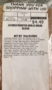 La Brea Roasted Garlic Bread