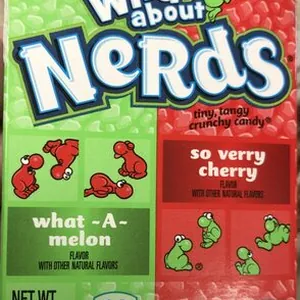 Tiny, tangy crunchy candy nerds