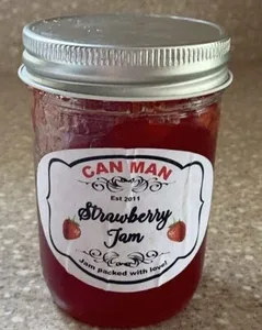 Can Man Strawberry Jam