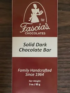 Solid Dark Chocolate Bar