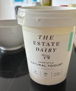 Greek style natural yogurt