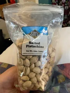 Salted pistachios