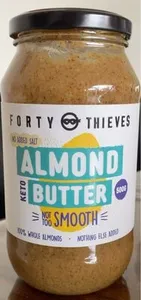 No Added Salt Almond Butter