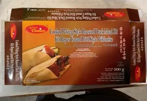 Cooked peking roasted duck meal kit
