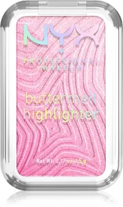 NYX Professionell makeup Buttermelt highlighter färg 5 g rosa