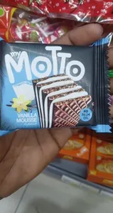 My motto vanilla mousse flavour