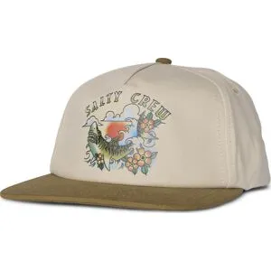 Salty Crew Men's Hopper 5 Panel Oyster/brown OneSize