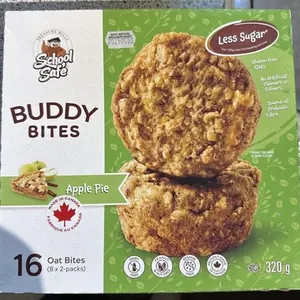 Buddy bites apple pie - School Safe