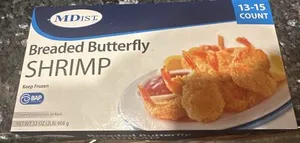 Breaded butterfly Shrimp