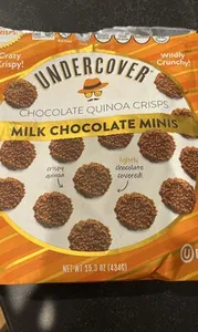 Chocolate Quinoa Crisps Milk Chocolate Minis