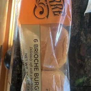 6 Brioche Burger Buns