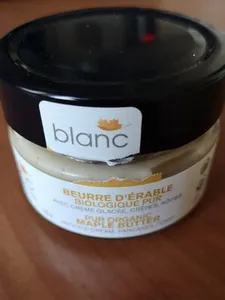 Beurre d'érable biologique pur