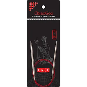 SS Red Lace  Rundsticka 40 cm Chiaogoo